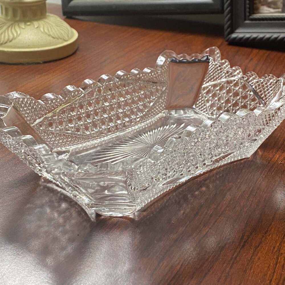 Crystal Butter Dish